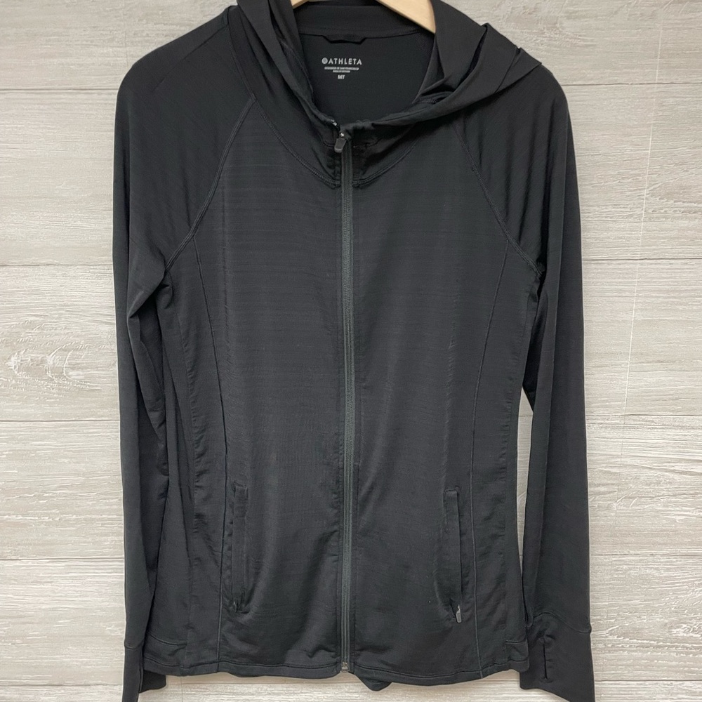 * | Athleta | zip-up jacket. Size MT.